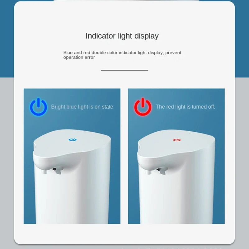 Automatic Foam Soap Dispensers Bathroom Smart Washing Hand Machine with USB Charging