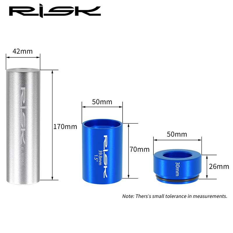 RISK Bicycle Fork Base Install Tool MTB Mountain Bike Headset Bottom Washer Setting Tool Kits For 28.6/1.5/1.25 Fork Repair Tool