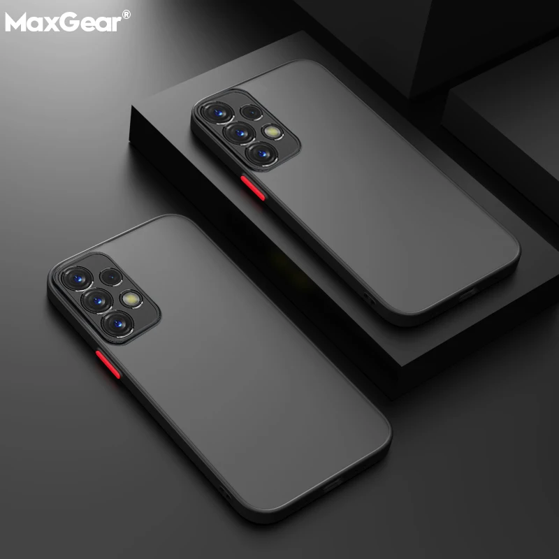 Stoßfeste Matte Hülle für Samsung Galaxy - Robuste Rüstung Stoßstange Abdeckung für A33, A53, A13 5G, A52, A72, A32 4G, A51, A71, S10E, S20, S21 FE, S22 Plus, Ultra