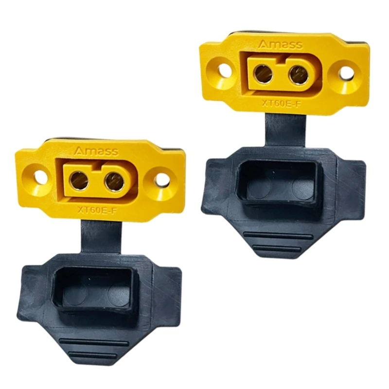 XT60 Connector XT60E Female Connector XT60E-F XT60 Socket Plug Panel Mount Fixed With Screws