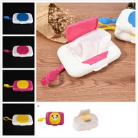 Plastic Baby Travel Wipe Case Child Wet Wipes Box Changing Dispenser Storage Holder Tissue Boxes 1