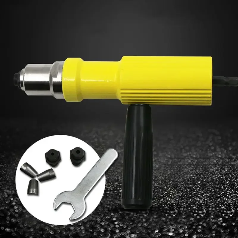 Electric Rivet Nut Gun Drill Adapter Cordless Riveter Riveting Tool