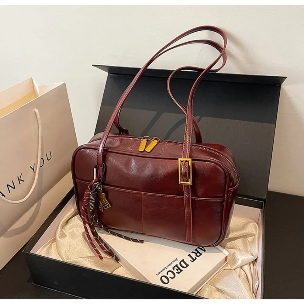 Luxury Women's Shoulder Bag Y2K Women's Underarm Bag New Trend Fashion Handbag PU Leather 2026 Large Capacity Tote Bags