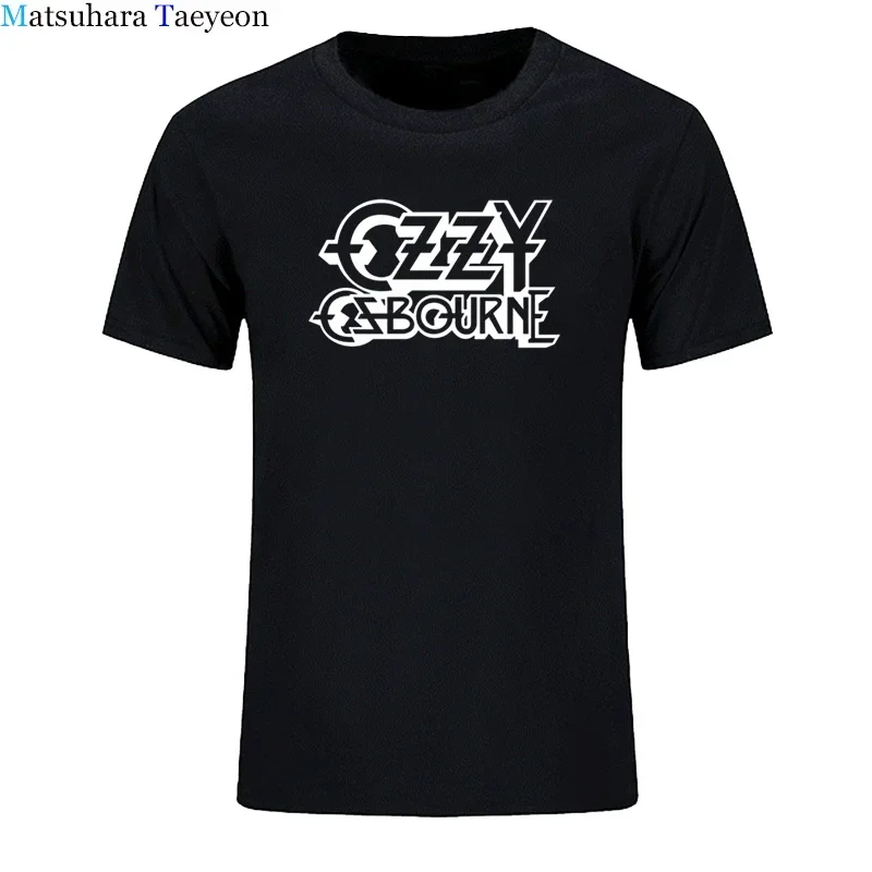 

A1543 New Ozzy Osbourne T Shirts Summer Printed Men Brand Hip Hop Short Sleeve T-shirt Custom Printed Punk t shirt Brand