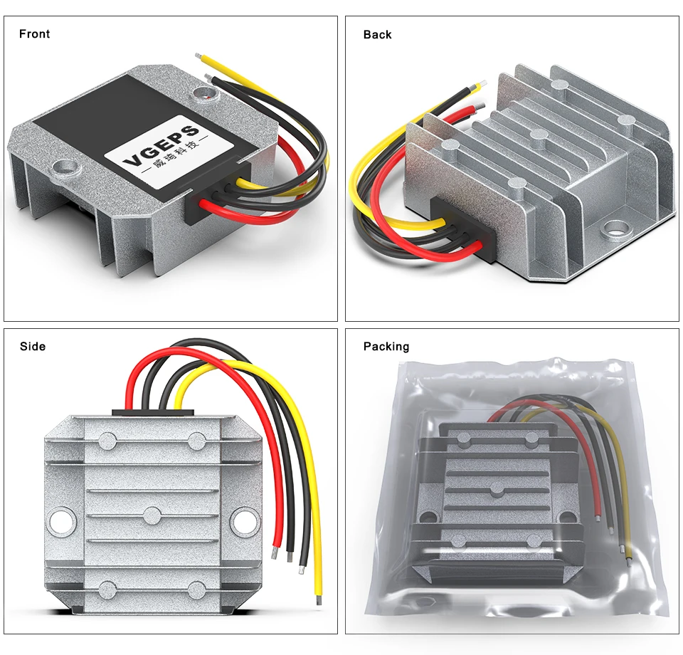 12V auf 13,8V/15V/19V/24V/28V Auto-Strommodul, 12V auf 19V DC-Stromwandler, 12V auf 24V wasserdichter Spannungserhöher – Detail 6