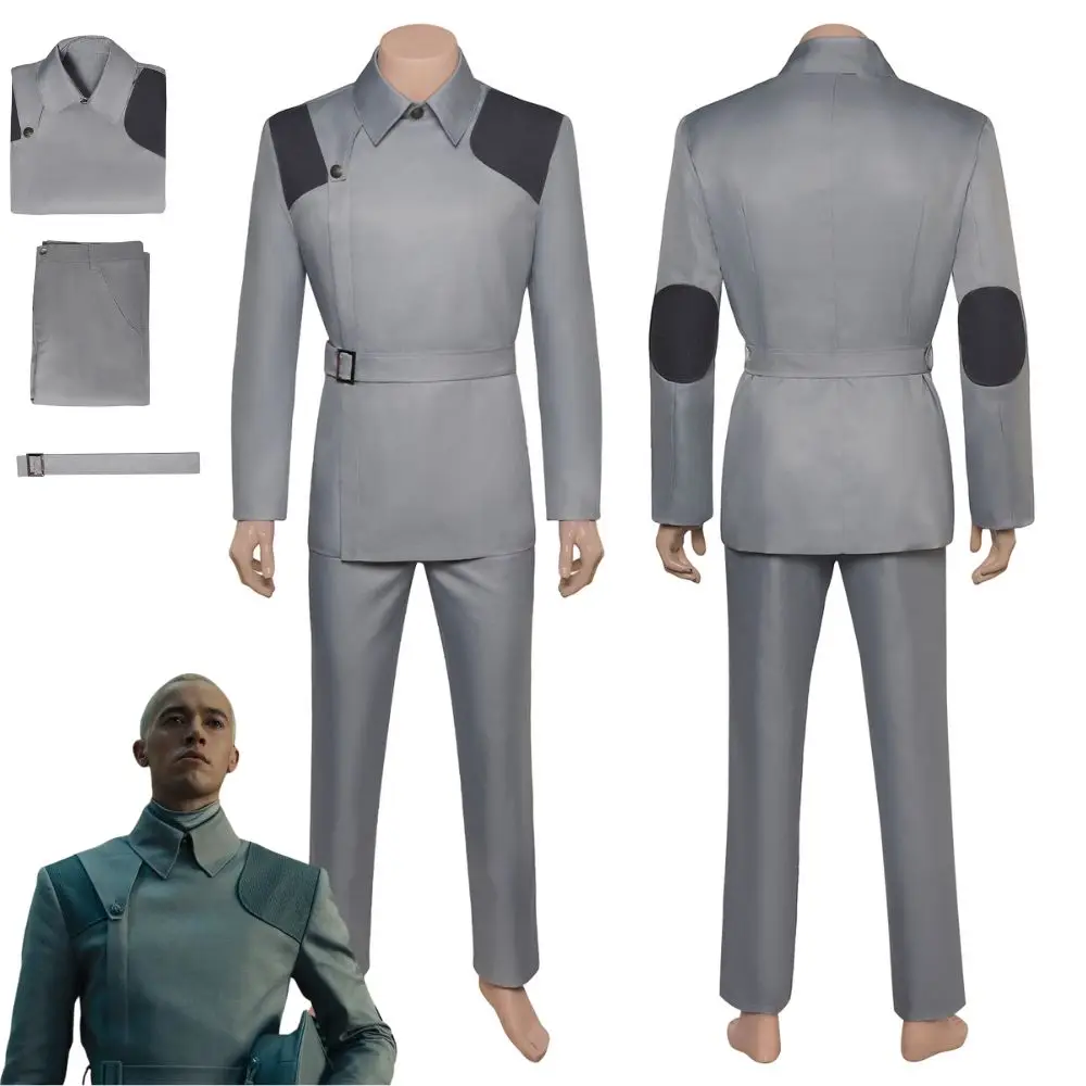 

The Hunger Cosplay Games Coriolanus Snow Fantasia Costume Uniform Disguise Adult Men Roleplay Outfits Halloween Carnival Suit