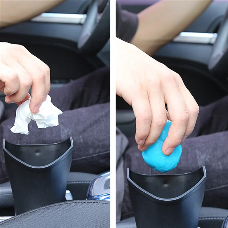 Multi-functional Car Umbrella Holder Hanging Bin Back Seat Trash Can Storage Waterproof Car Interior Accessories