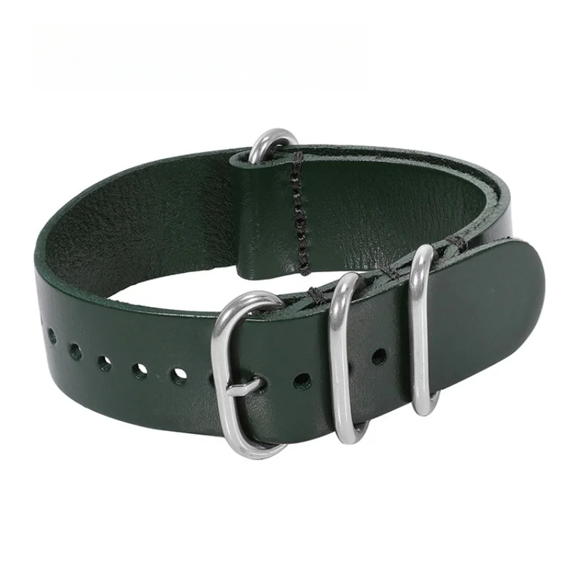 Bracelet De Montre En Cuir Véritable VINTAGE - Largeur 20mm, Cuir Box, Vachette Ou Buffle