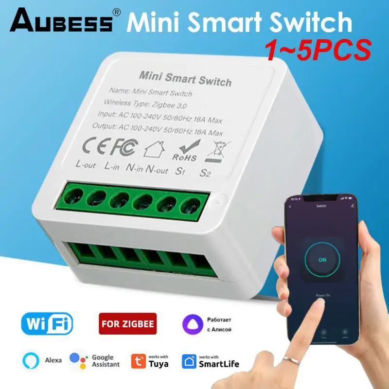 

1~5PCS Smart Home Solution Gateway Seamless Integration Smart Mi Energy-saving Long-range Connectivity Wireless