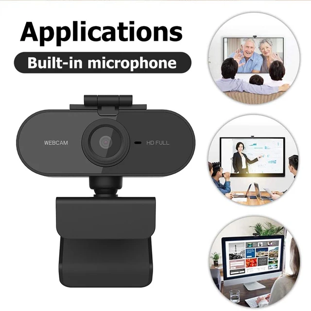 1080P Webcam HD Computer Laptop WebCamera with Microphone Rotatable Camera  Live Stream For Video Conference PC Gamer - AliExpress