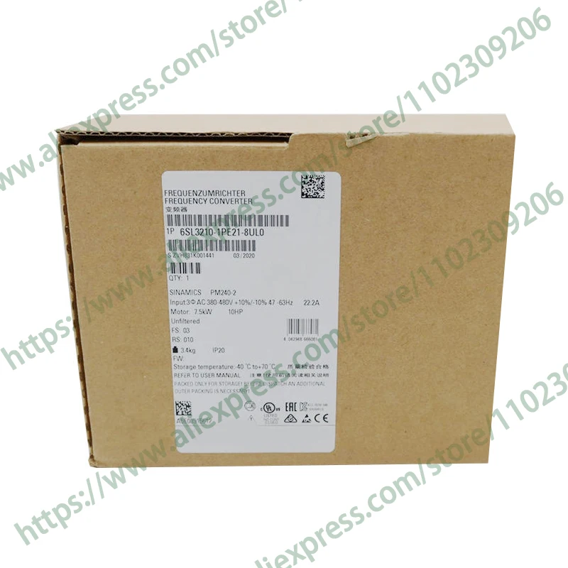 

New Original Plc Controller 6SL3210-1PE21-8UL0 6SL3 210-1PE21-8UL0 Inverter Immediate delivery