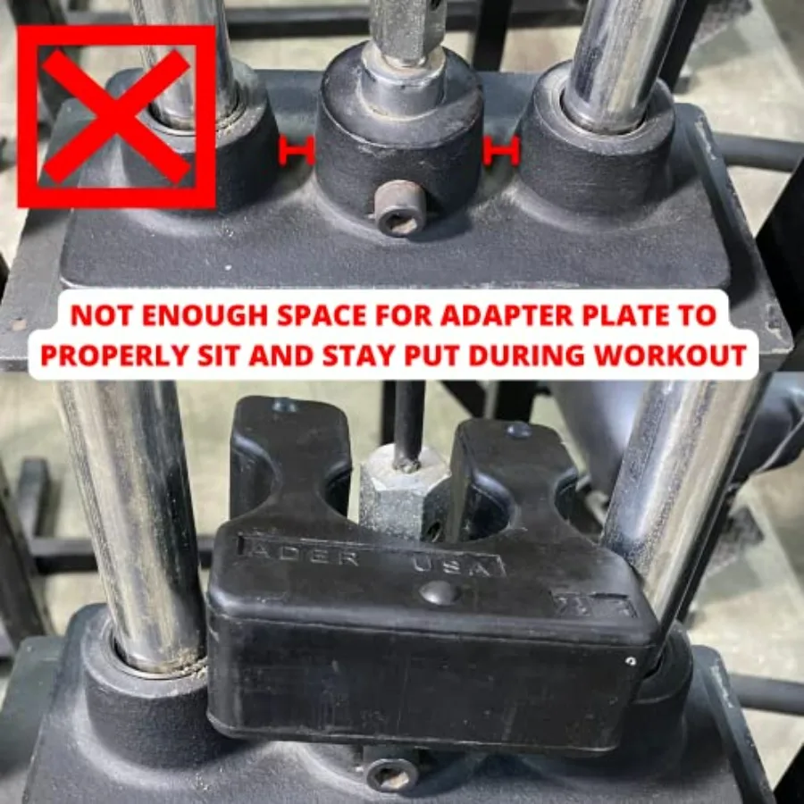 Weight Stack Adapter Plates- 2.5 Lbs Sold As 6 Pieces