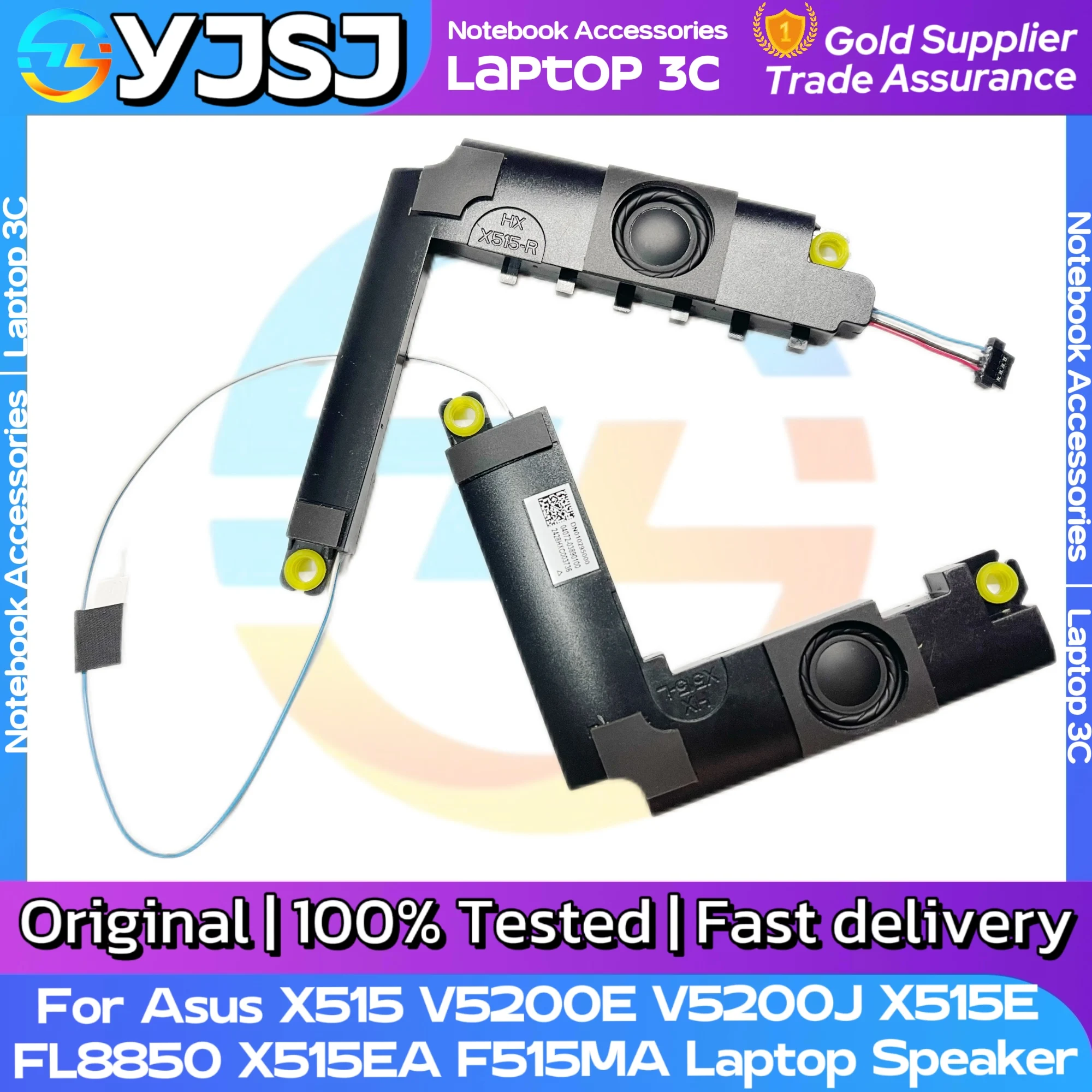 Laptop Speaker for Asus X515 V5200E V5200J X515E FL8850 X515EA F515MA L and R