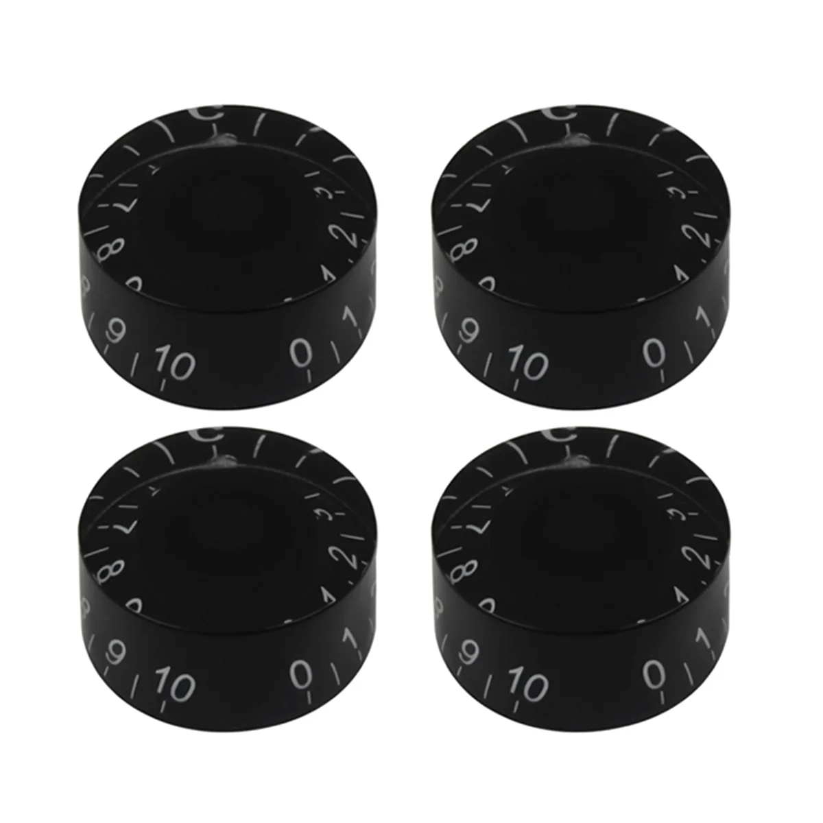 FLEOR 4PCS Colorful Electric Guitar Speed Control Knobs