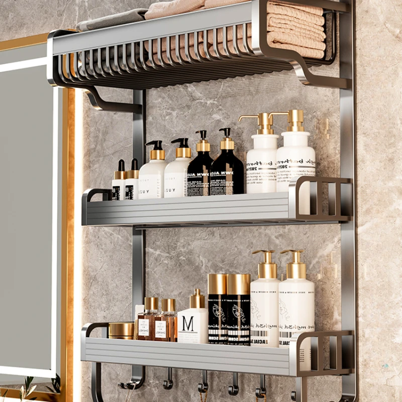 Storage Furniture Hanging Bathroom Shower Modern Tools Multifunction Home Accessories Set Luxury Lagerregal Furnishing Articles