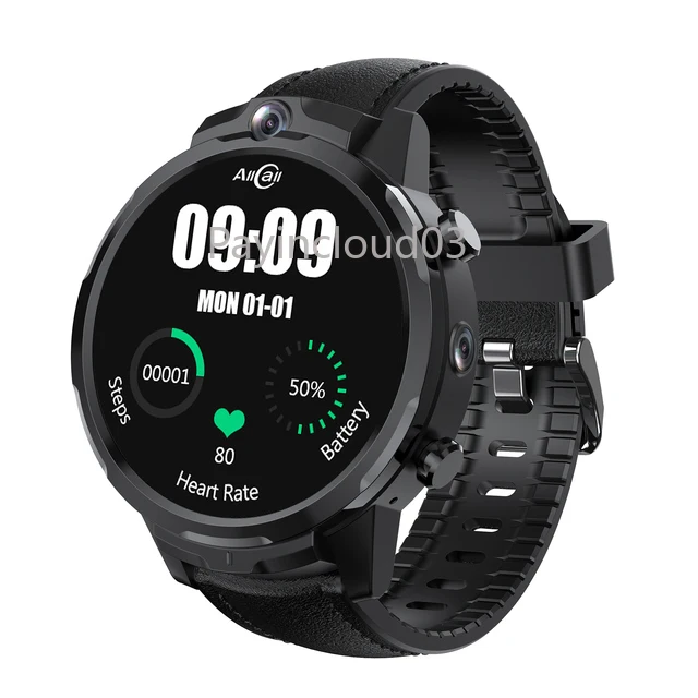 

Смарт-часы ALLCALL Awatch GT2 мужские с сенсорным экраном 1,6 дюйма, GPS, LTE, 4G, Wi-Fi, 3 + 32 ГБ