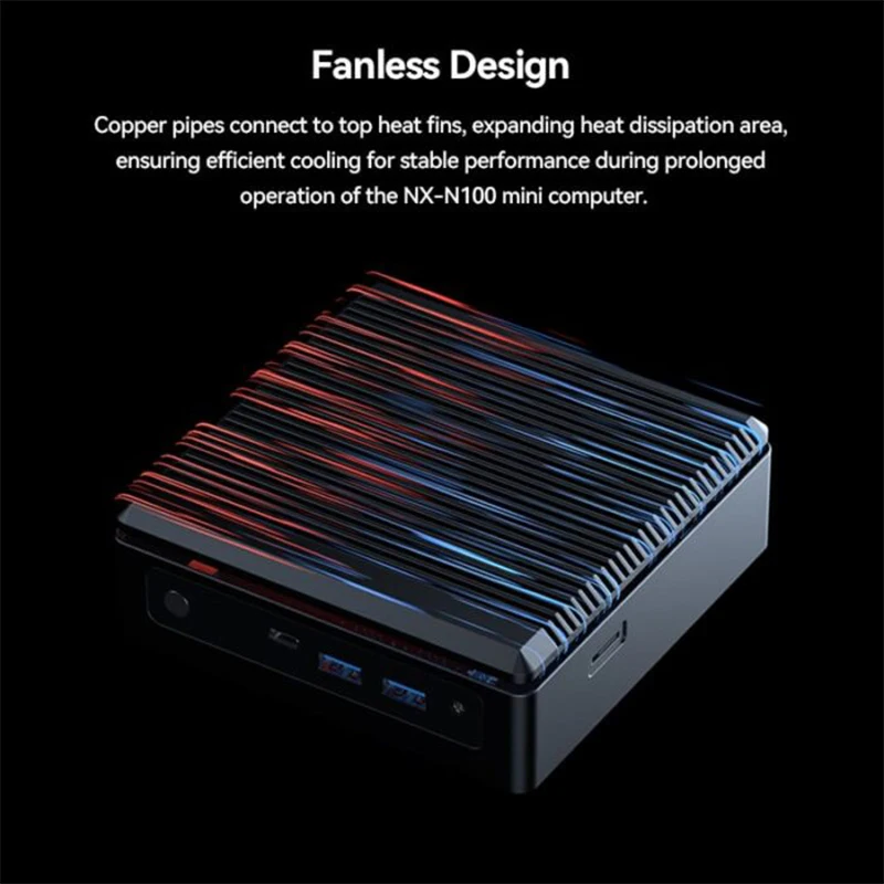 Maxtang Intel 12th Gen N100 Mini PC 16G RAM 1TB SSD Computer PC DDR4 M.2 2280 SATA Gaming PC With Win11 OS WIFI6 and BT5.2 6