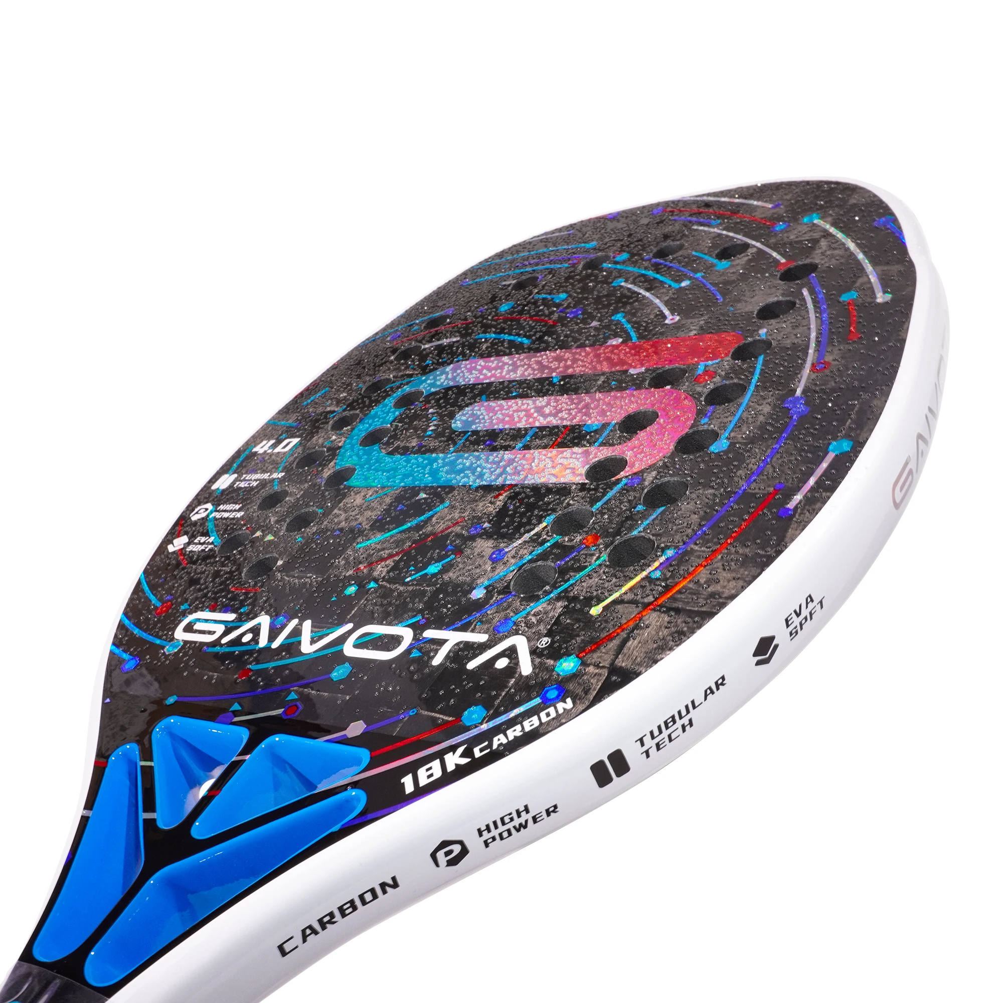 Carbon Fiber Beach Tennis Racket 18K Outdoor Sports GAIVOTA4.0 + Bag