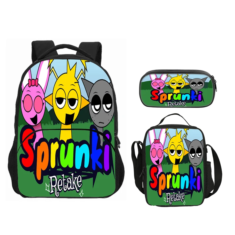 thumbnail image 2 of YJMKOI 3Pcs Daisy Prints Backpack For Girls Middle-School Elementary Students Bookbag Set With Lunch Box (Green) | Kids' Backpacks 2 of 13