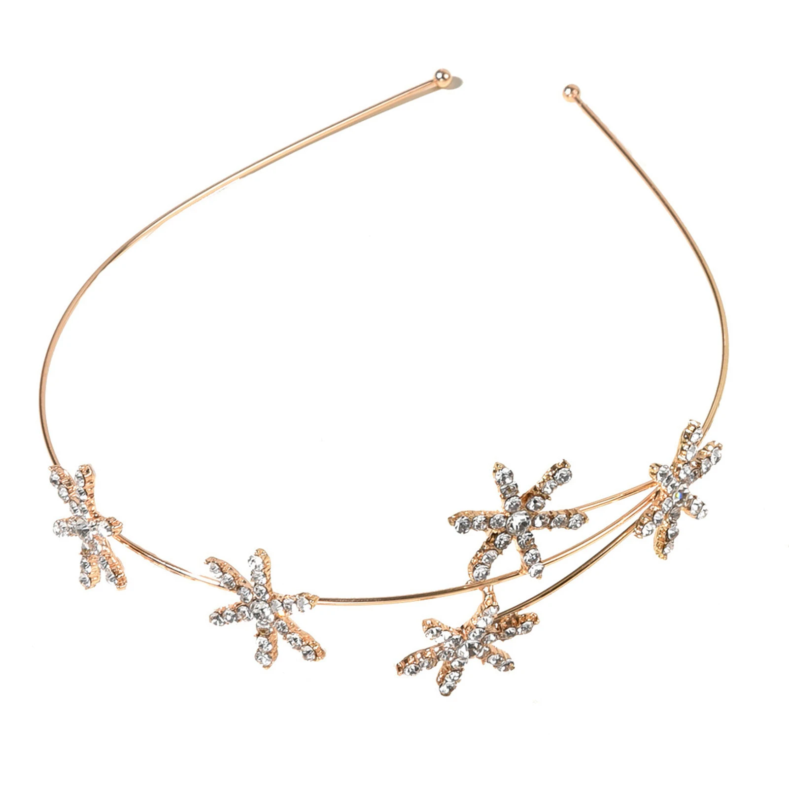 

Обруч для волос с блестками Женский, элегантный свадебный обруч с украшением в виде звезд и невесты, ручная работа, украшение для волос для девочек-подростков