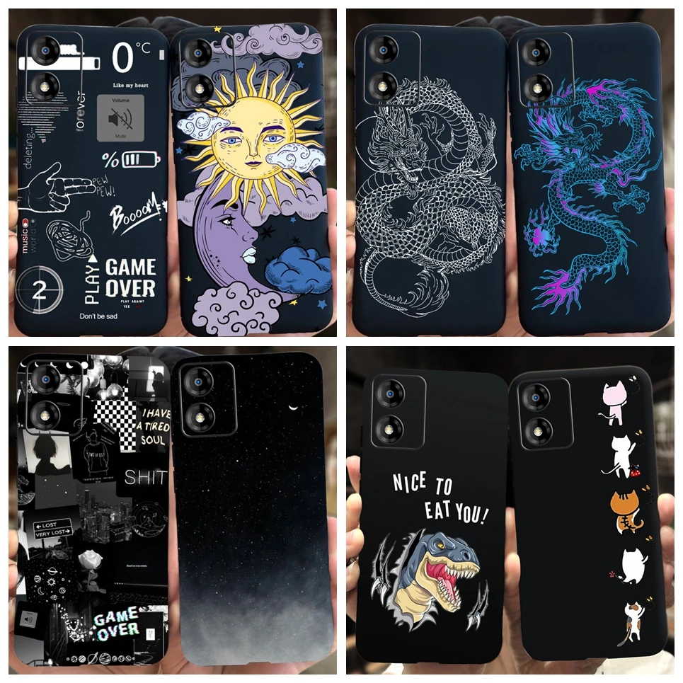 Per Motorola Moto E13 Custodia Con Motivo Stampato Custodia Morbida In Silicone Per Motorola E13 E 13 Motoe13 Cover Posteriore Coques Etui