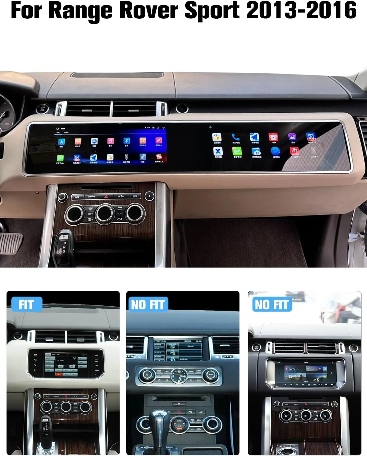 For Land Rover Range Rover Sport L494 2013-2017/Executive 2017-2019 CarPlay Andr