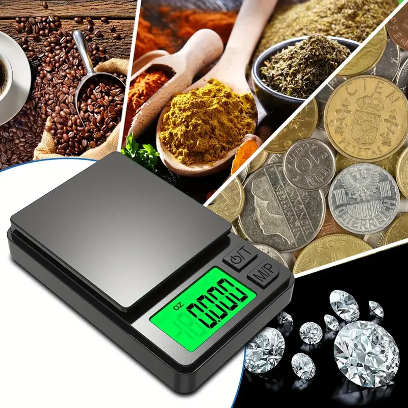 Precision Pocket Scale 1000g X 0.01g – Digital Gram, Food, Jewelry, Ounces/Grains Scale with Backlit LCD – Mini Scale for Travel BEST SELLERS