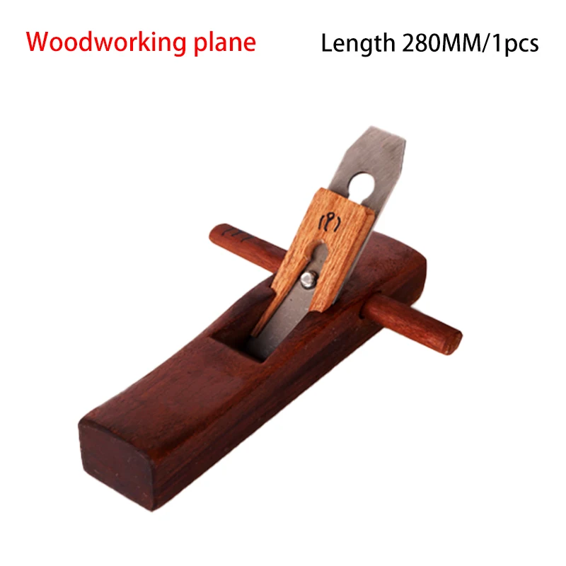 

280MM Mahogany Hand Planer Carpenter Flat Planer Woodworking Trimming Tool Home Carpenter Portable Mahogany Planer Tools
