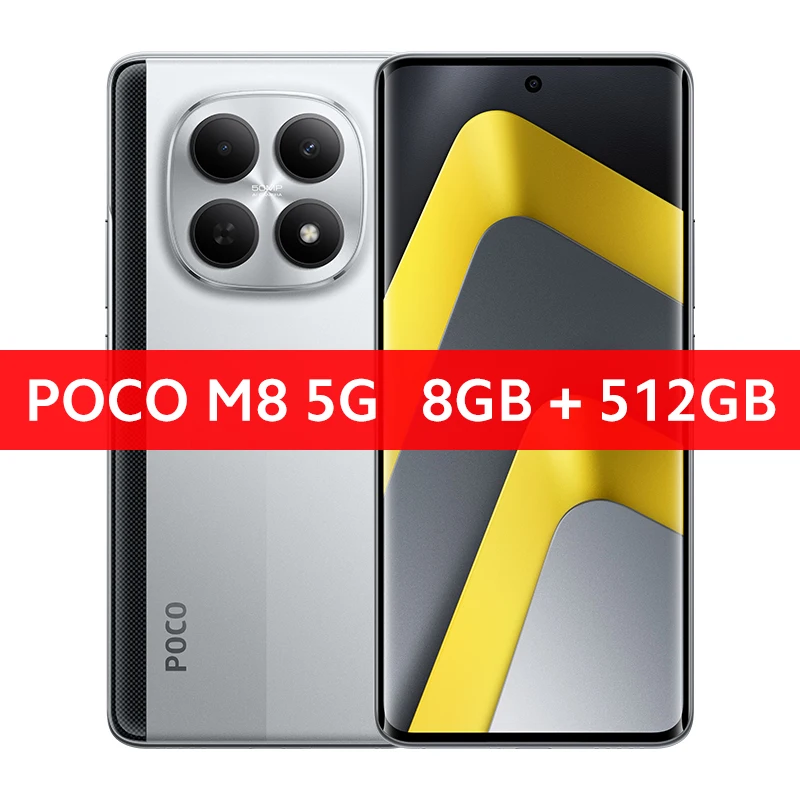 POCO M8 5G Global Version Smartphone 256GB 512GB Snapdragon® 6 Gen