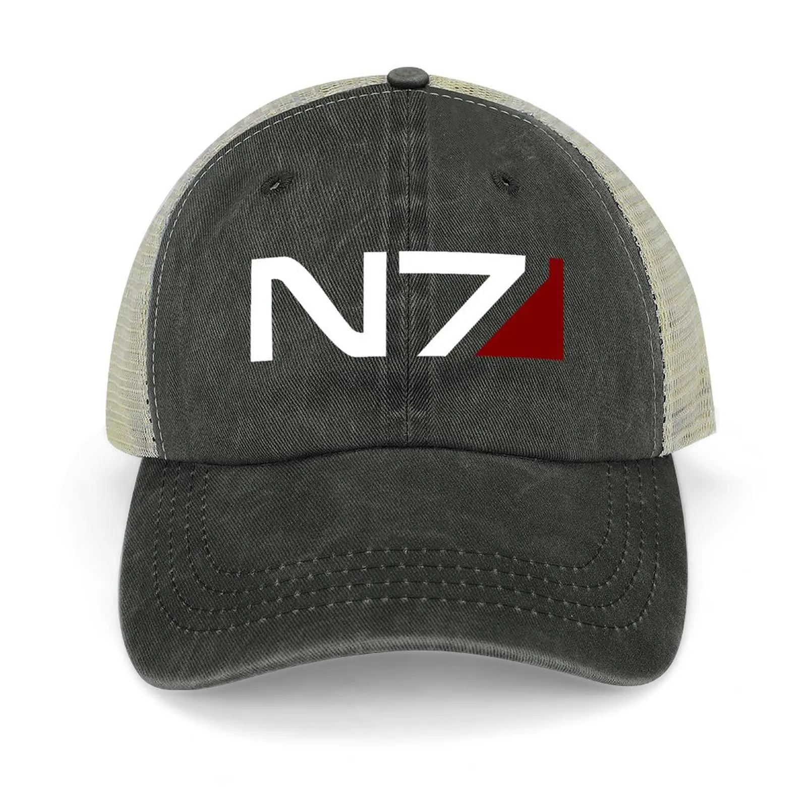 

Mass Effect | N7 Cowboy Hat Thermal Visor western Hat Fashion Beach Sunscreen Luxury Woman Men's