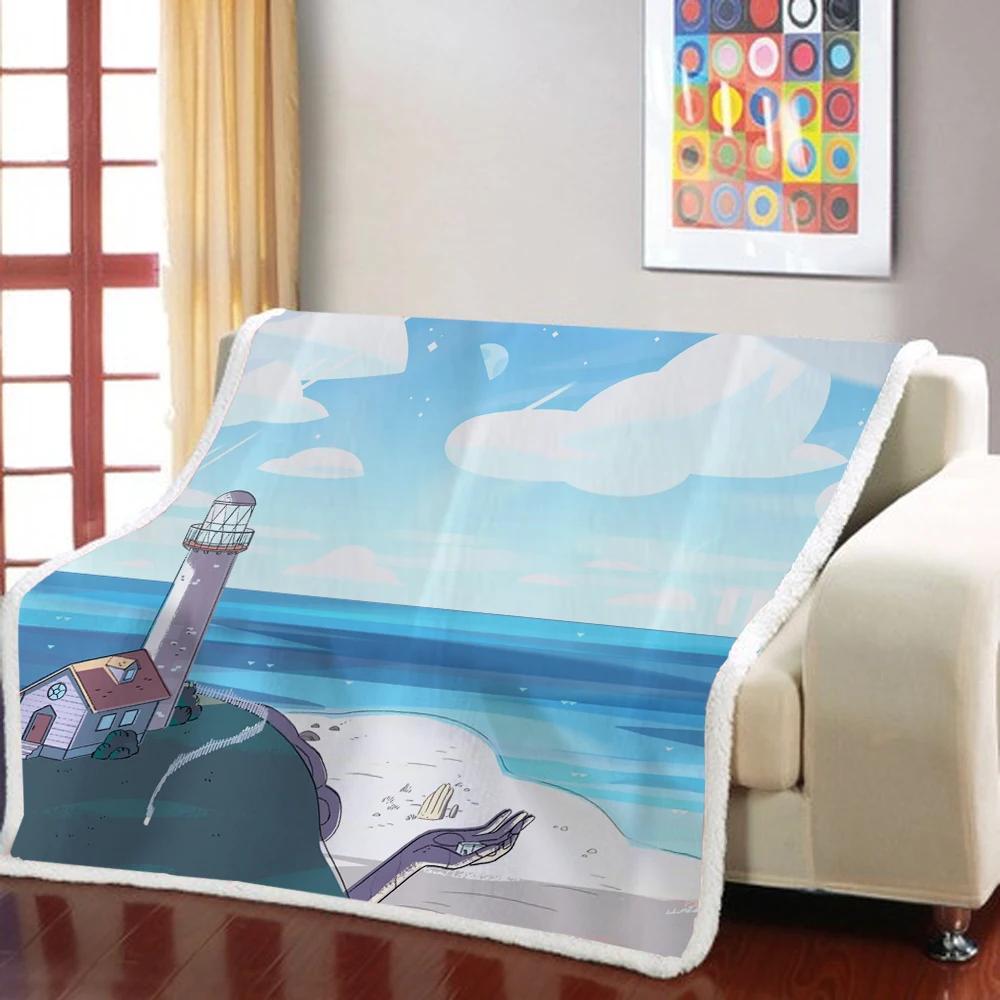 

Fashion Card Printing Blanket Home Autumn Winter Creative Colorful Soft Sheep Warm Coverlet for Sofa Bedroom Bed Cover