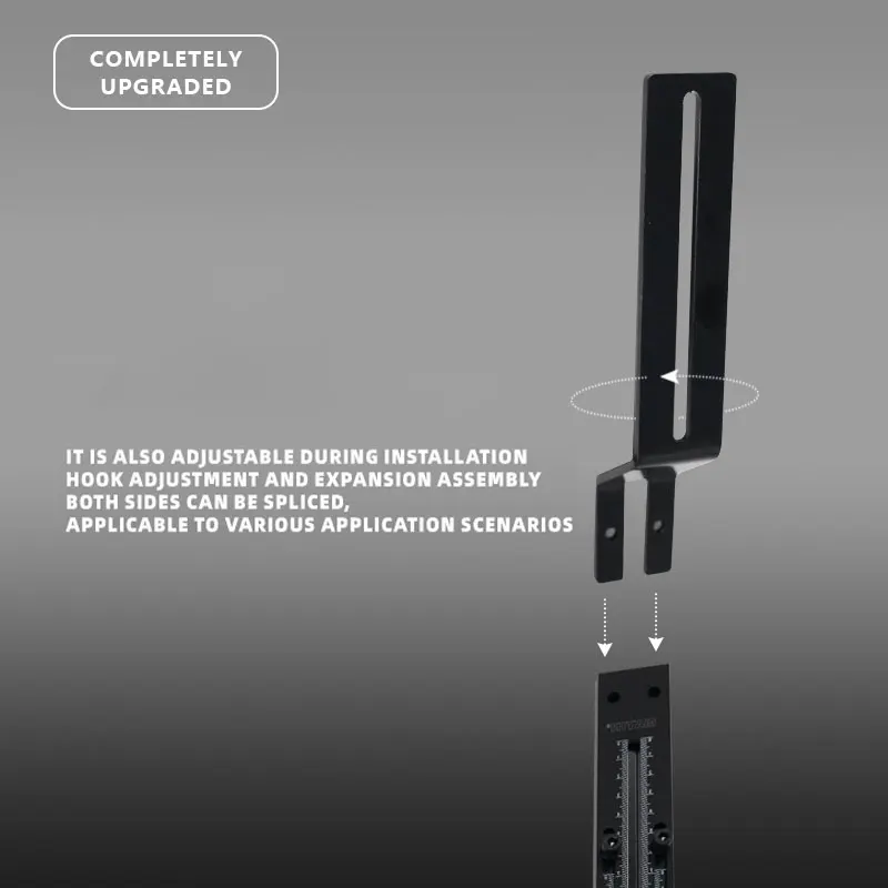 마이인 수족관 조명 스탠드 - 360 °   아로와나 어항용 회전식 측면 걸이 브래킷, LED T5 T8 수중등용 범용 장착 가능