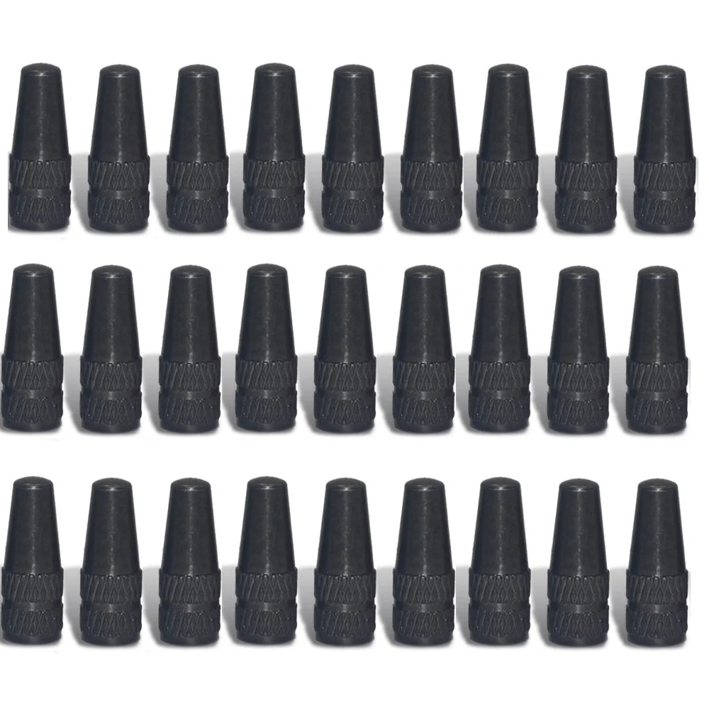 Aluminum Alloy Bicycle Tire Valve Caps - Set of 10