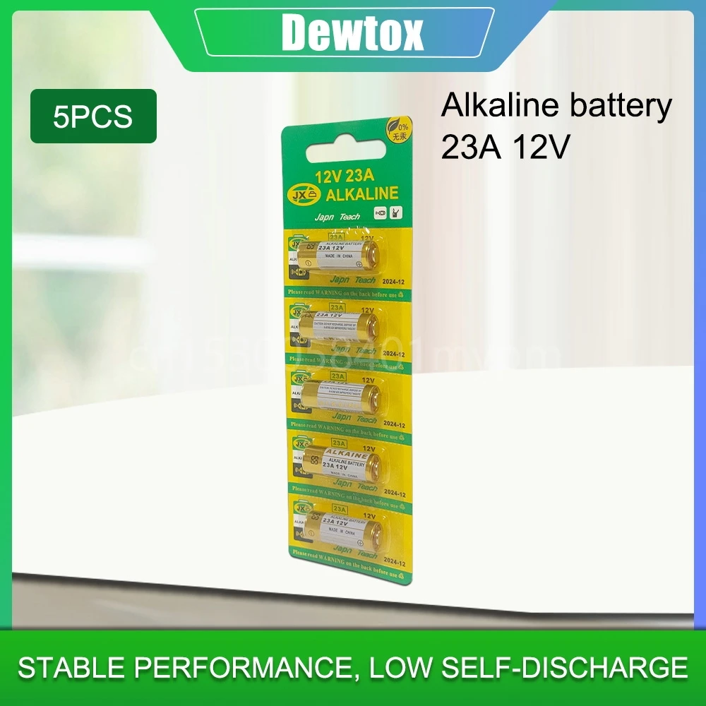 5 Pz/Lotto Batteria Alcalina 12V 23A 23Ga 21/23 A23 A23S E23A El12 Mn21 Ms21 V23Ga Mn21 L1028 Rv08 Gp23A K23A Per Giocattolo, Orologio, Rasoio