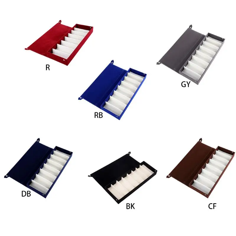 

Ящик для хранения очков, 8 сеток, подставка для очков, солнцезащитных очков, чехол-органайзер