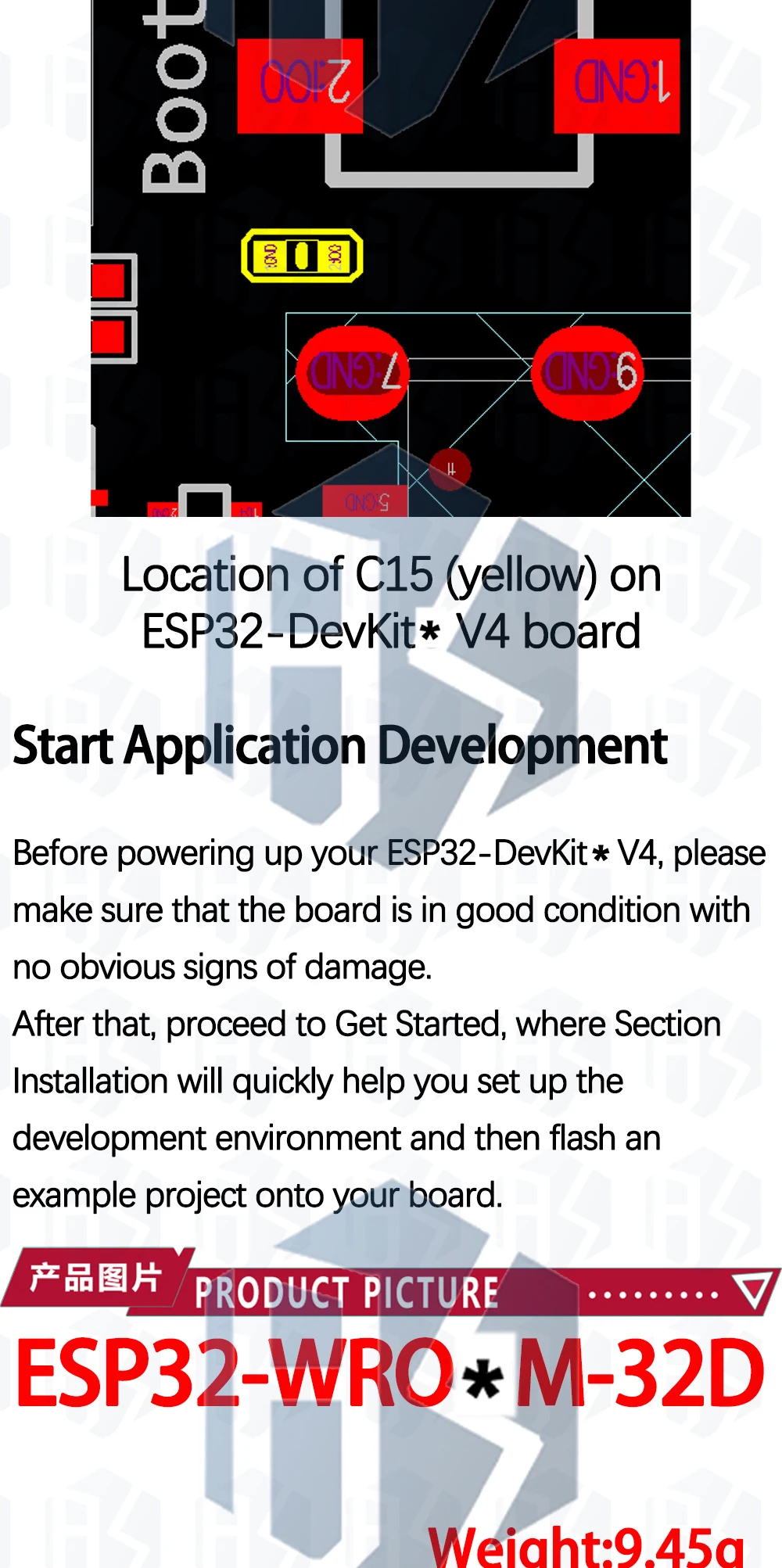 EGBO ESP32-D Core Board ESP32 Entwicklungsboard ESP32-W-32D ESP32-W-32U für Arduino – Detail 9