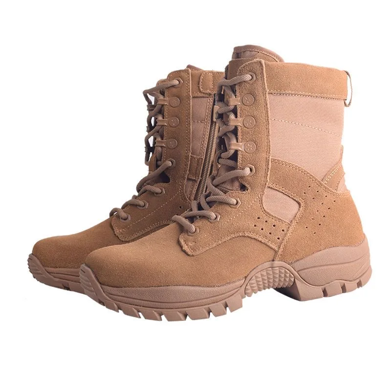 남녀공용 미끄럼 방지 트레킹 부츠, 다크 브라운 작업 부츠, 남성용 야외 부츠, 2024 핫 세일