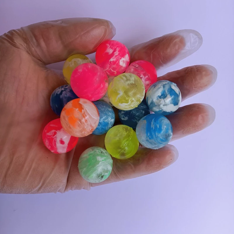 20Pcs 20MM Bouncy Ball Marbles Rubber Jumping Balls Outdoor Games Anti-stress Garden Children Water Toys Kids Party Favors Gift 5