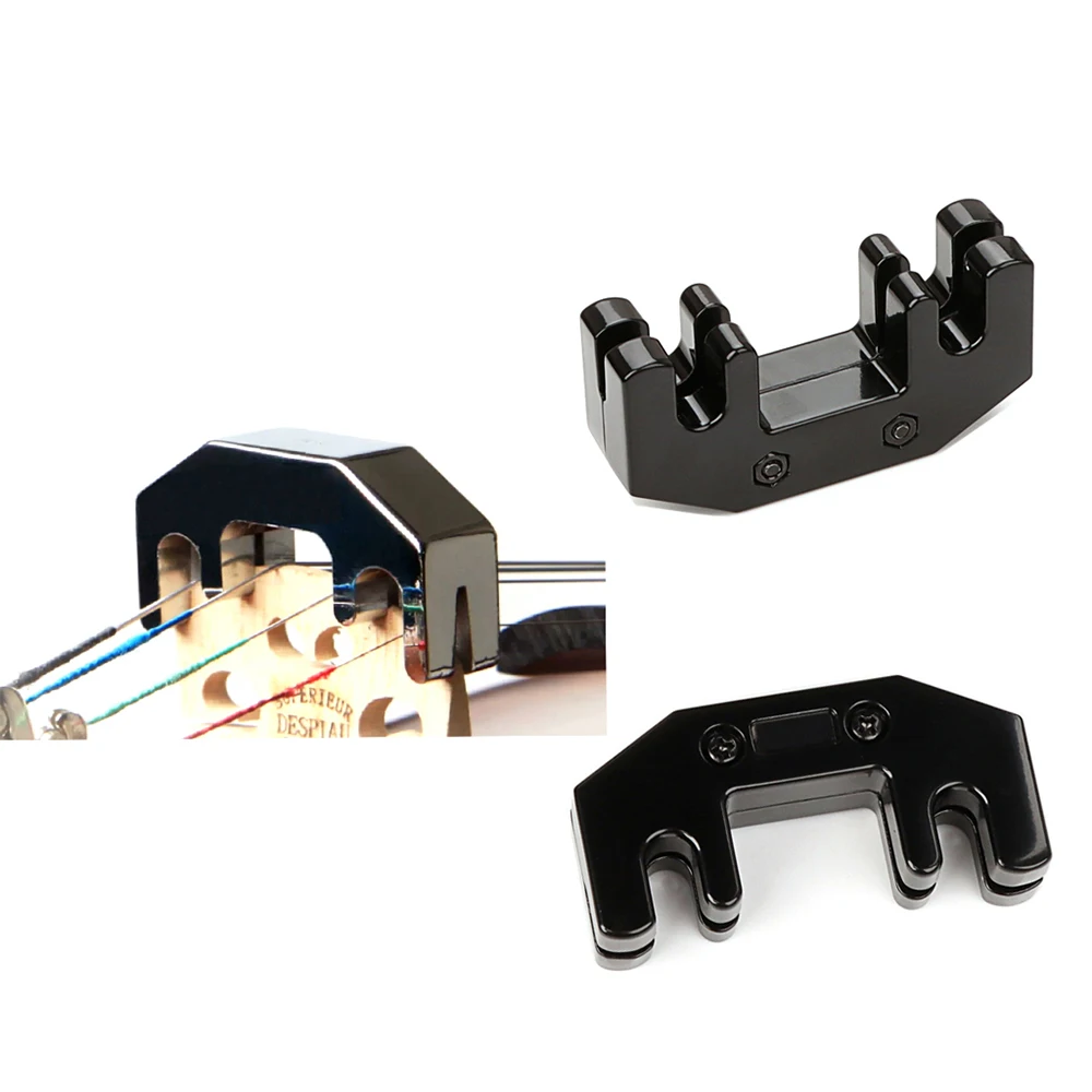 Cello Practice Mute Metal Silencer Music Instrument Cello Replacement Parts for Late Night Practicing