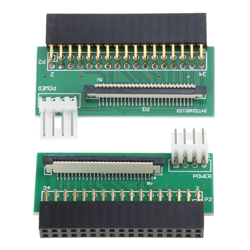 

34 Pin Floppy Interface To 26 Pin FFC FPC Flat Cable Adapter PCB Converter Board Cable Connector Wire Converter P9JB