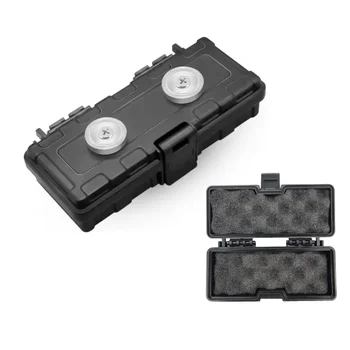 Upgraded Car Bottom Strong Double Magnetic Key Safe Outdoor Waterproof Key Box Secret Hidden Key Storage Box Accessories 1