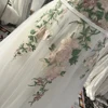 Mryarce 2024 Colorful Embroidery Lace Flowy Wedding Dresses Sleeveless A Line Open Back Bridal Gowns 6