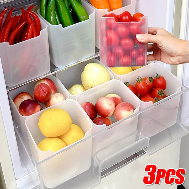 Fridge Storage Box Food Fresh Refrigerator Door Organizer Bins