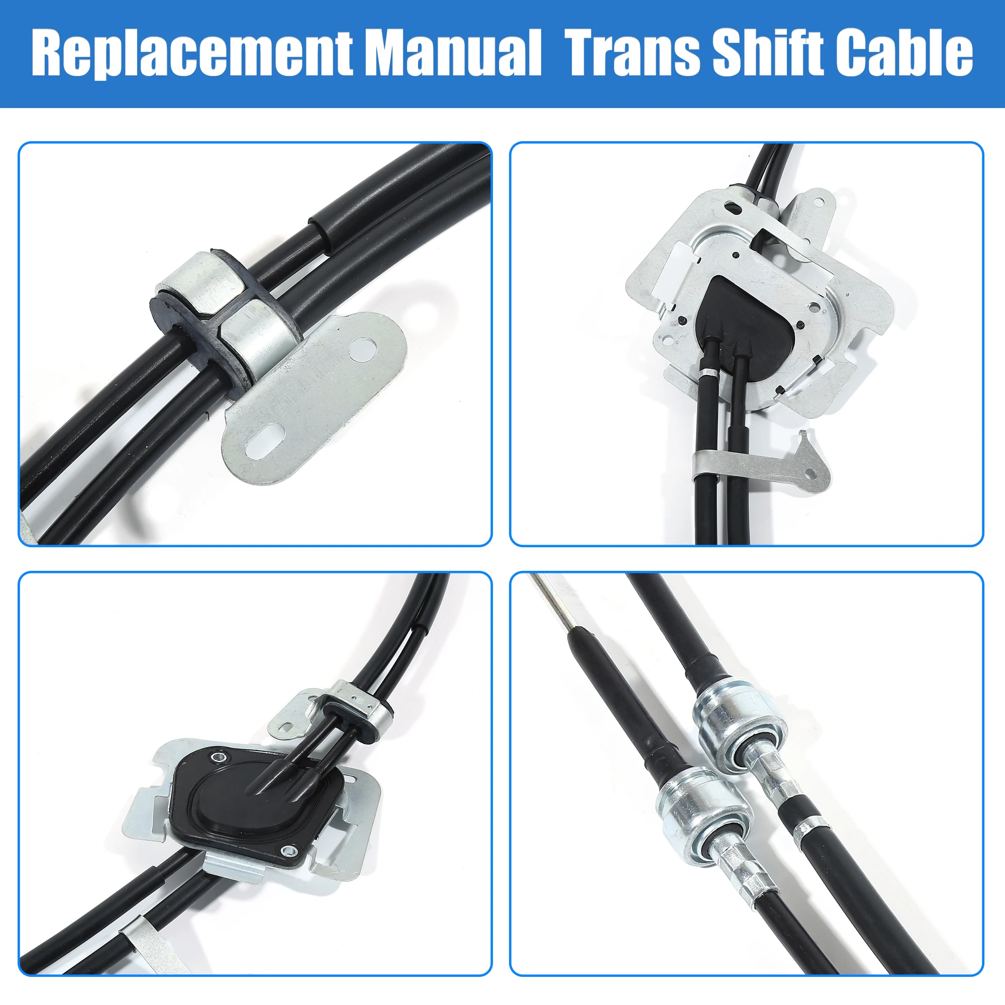 X Autohaux Manual Gear Shift Cable Transmission Shifter Cable