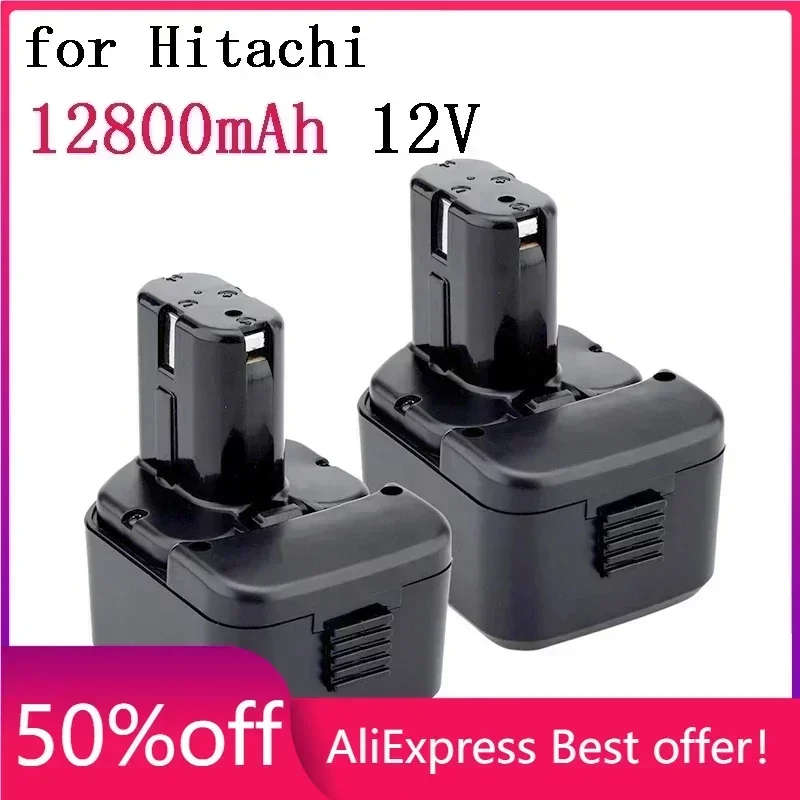 

New 12V battery 12800mAh 12V rechargeble Battery for Hitachi EB1214S 12V EB1220BL EB1212S WR12DMR CD4D DH15DV C5D , DS 12DVF3