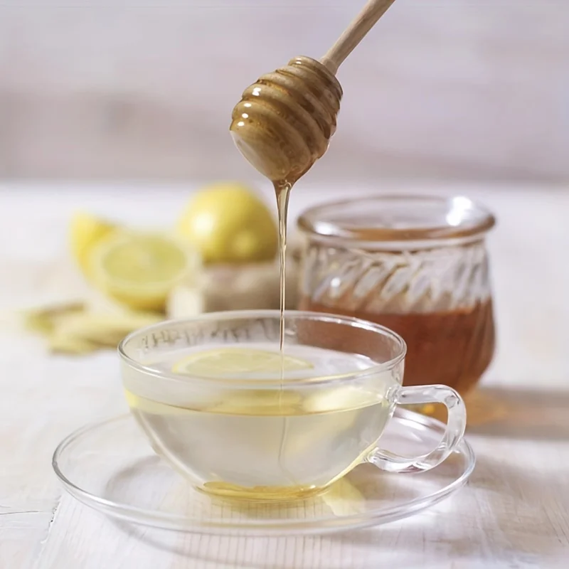 Wooden Spoon 100Pcs Mini Honey Stir Bar Mixing Handle Jar Long Stick Kitchen Supplies