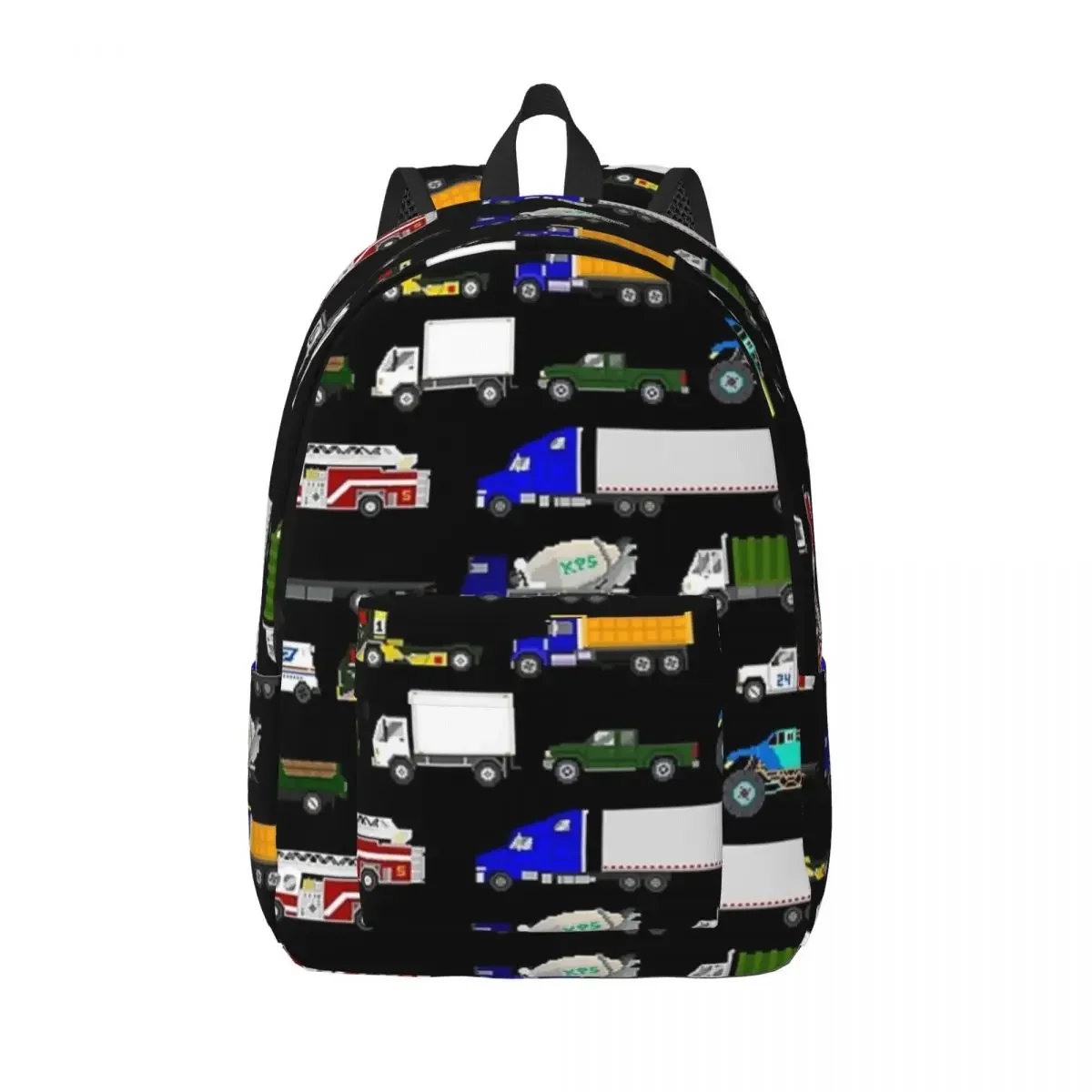 

Trucks - The Kids Picture Show Woman Small Backpack Boys Girls Bookbag Fashion Shoulder Bag Laptop Rucksack Students School Bags