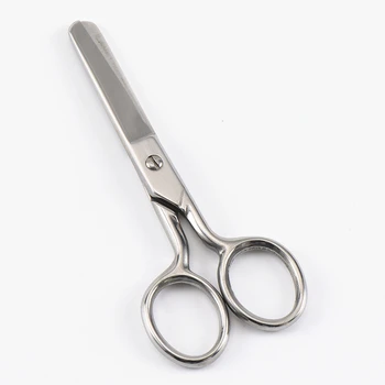 Round Head Safety Stainless Steel Embroidery Cross-stitch Tailor's Scissors Stationery Sewing Accessories Threads Scissor Fabric