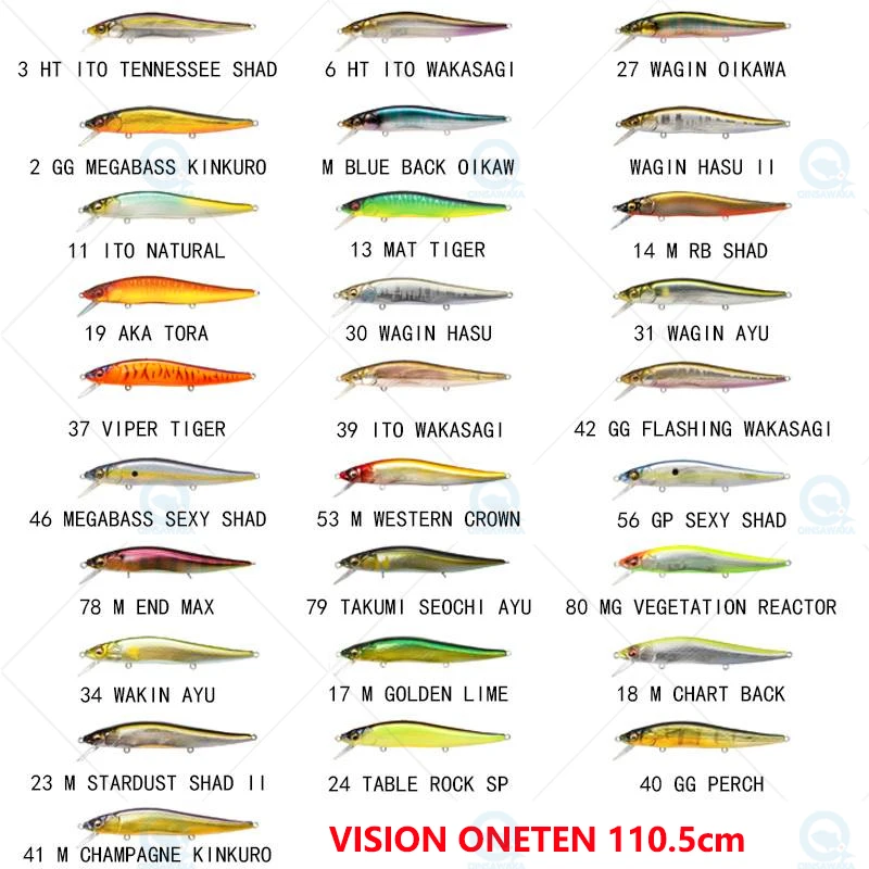 vision110、ONETEN X Megabass VISION ONETEN 110 мм 14 г | AliExpress