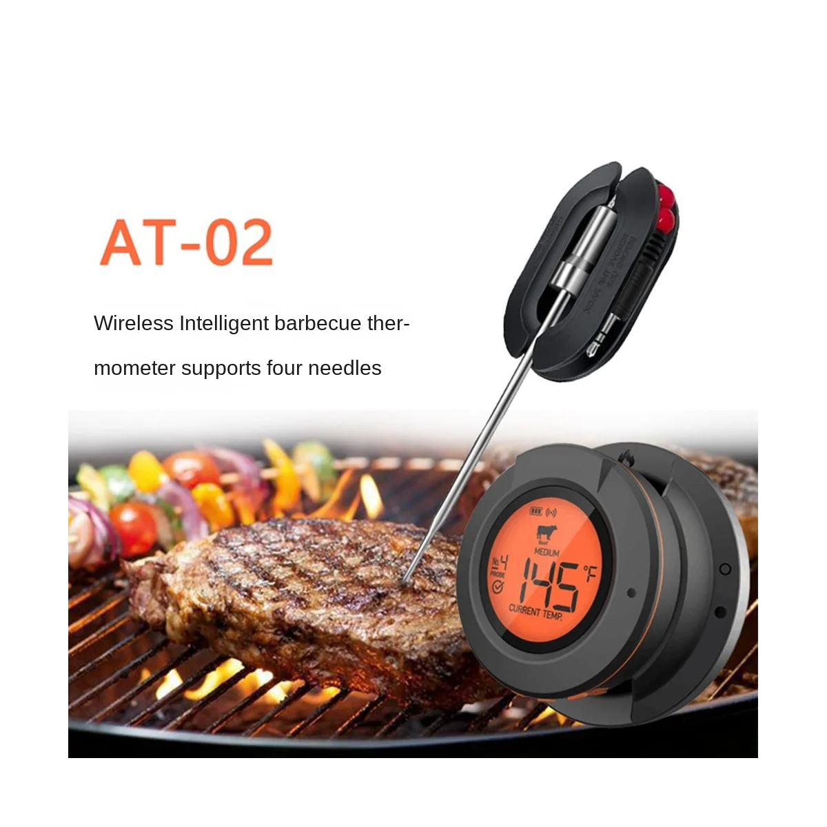 Wireless Bluetooth Barbecue Electronic Smart Oven Thermometer